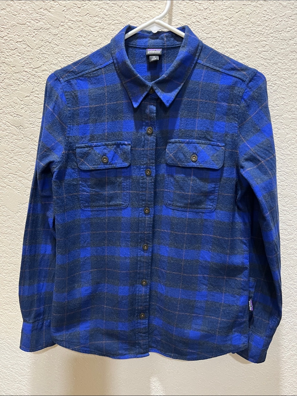 Patagonia Women’s organic cotton midweight flannel shirt size XS